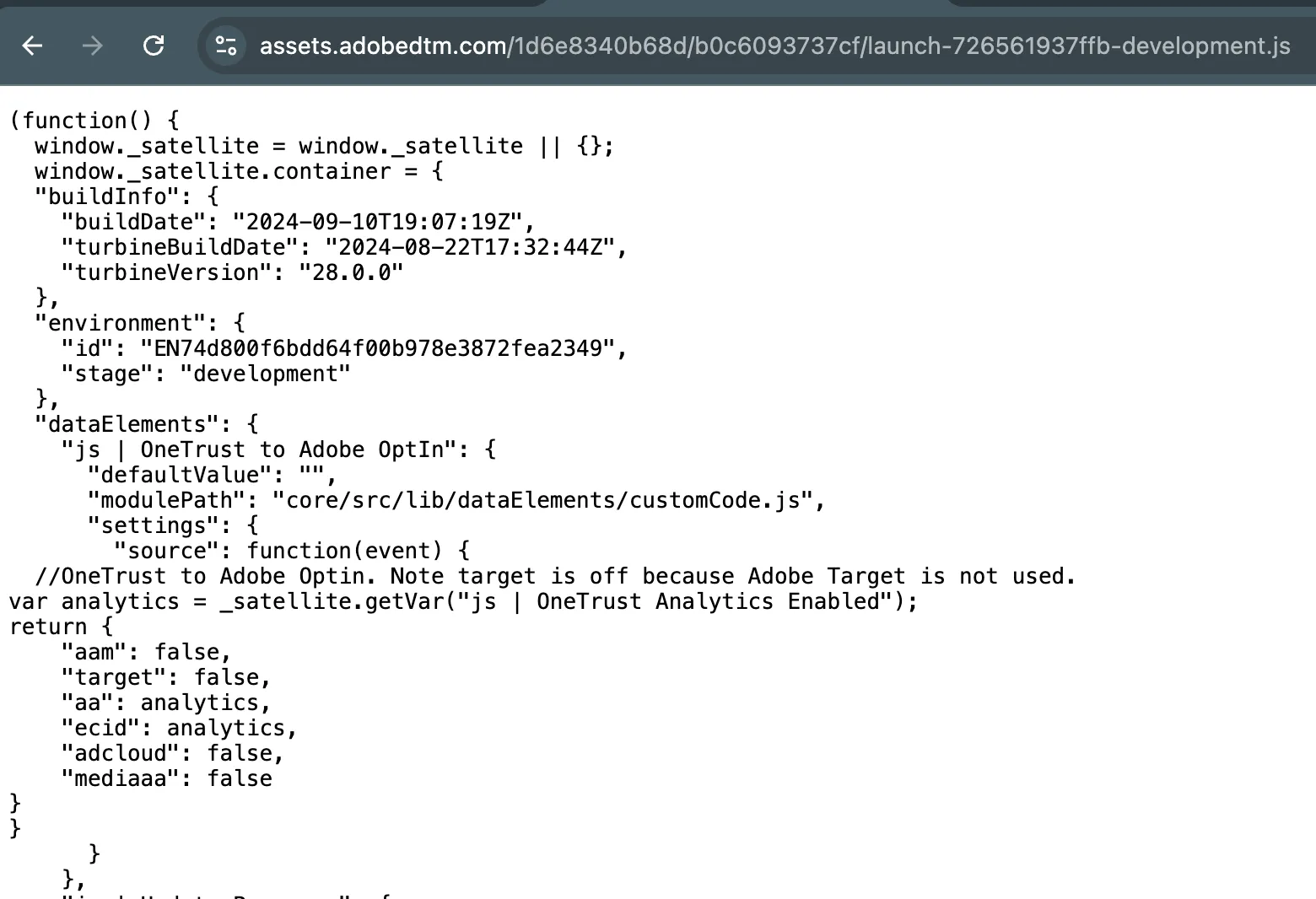 The Un-minified version of the Launch library